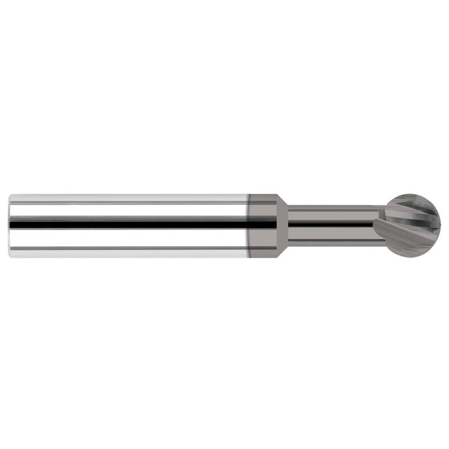 Harvey Tool 23208-C4 Undercutting End Mills; Mill Diameter (Inch): 1/8 ; Mill Diameter (Decimal Inch): 0.1250 ; Overall Length (Inch): 1-1/2 ; Radius: 0.0625 ; Flute Direction: Right Hand ; Cutting Direction: Right Hand