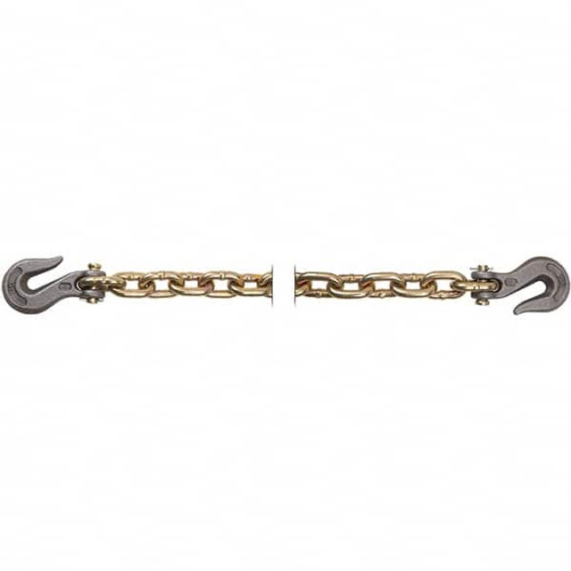 Peerless Chain 5261060 Welded Chain; Load Capacity (Lb. - 3 Decimals): 4700; Product Service Code: 4010; Link Type: Transport Chain Assembly w/Clevis Hooks; Chain Grade: 70; Overall Length: 14 ft; 14 yd; 14 mm; 14 m; 14 in; 14 cm; Type: Transport Cha