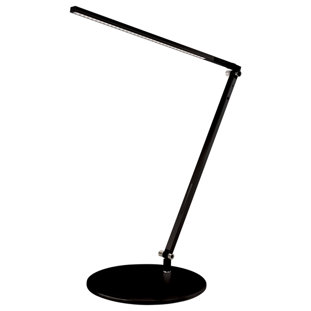 KONCEPT TECHNOLOGIES, INC. AR1000-WD-MBK-DSK Koncept Z-Bar Solo LED Desk Lamp, Warm Light, 18inH, Metallic Black