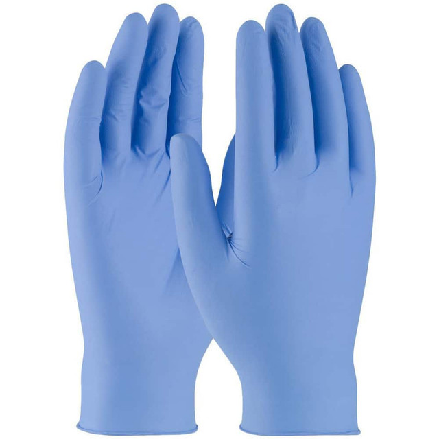 PIP 63-230PF/XL Disposable Gloves: X-Large, 3 mil Thick, Nitrile, Industrial Grade