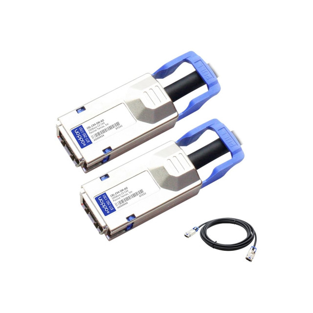 ADD-ON COMPUTER PERIPHERALS, INC. CBL-CX4-5M-AO AddOn 5m Force10 Compatible CX4 DAC - Ethernet 10GBase-CX4 cable - 4 x InfiniBand (M) to 4 x InfiniBand (M) - 16.4 ft - for Dell Force10 S2410 Data Center Switch, S2410C ADD-ON COMPUTER PERIPHERALS, INC. CBL-CX4-5M-AO AddOn 5m Force10 Compatible CX4 DAC - Ethernet 10GBase-CX4 cable - 4 x InfiniBand (M) to 4 x InfiniBand (M) - 16.4 ft - for Dell Force10 S2410 Data Center Switch, S2410C