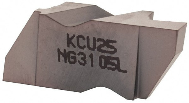Kennametal 4109806 Grooving Insert: NG3105 KCU25, Solid Carbide