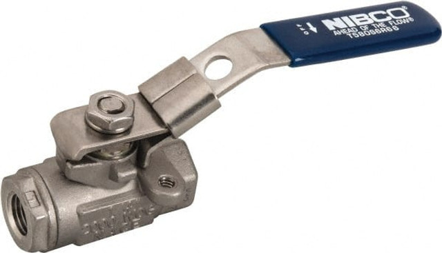 NIBCO NL94Q74 Standard Manual Ball Valve: 1/4" Pipe, Standard Port