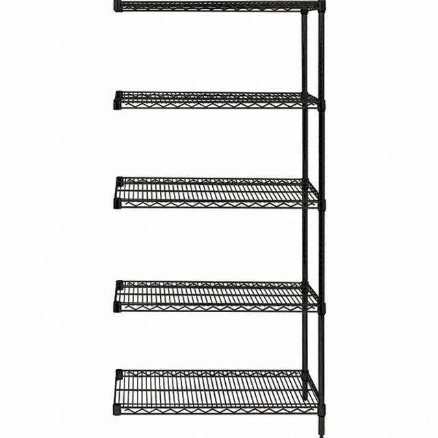 Quantum Storage AD86-2472BK-5 Wire Shelving: Use With 1630 Built-In Combination Lock