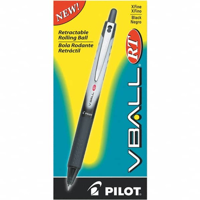 Pilot PIL26106 Roller Ball Pen: Conical Tip, Black Ink