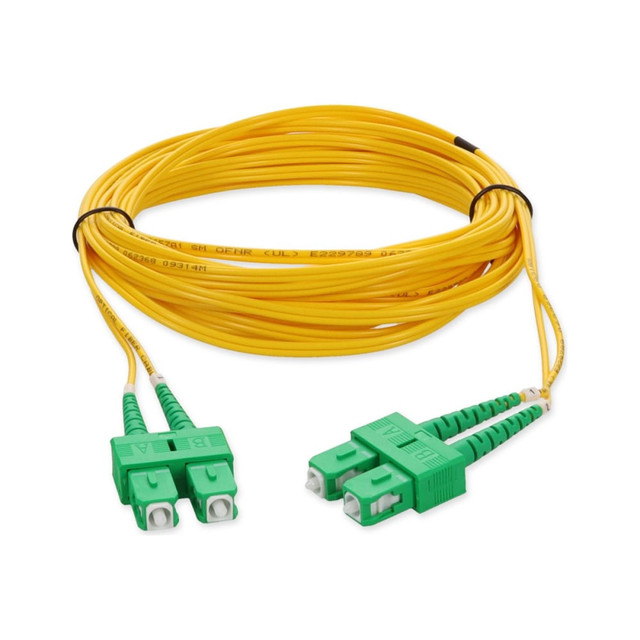 ADD-ON COMPUTER PERIPHERALS, INC. ADD-ASC-ASC-6M9SMF AddOn 6m SC OS1 Yellow Patch Cable - Patch cable - SC/APC single-mode (M) to SC/APC single-mode (M) - 6 m - fiber optic - duplex - 9 / 125 micron - OS1 - halogen-free - yellow