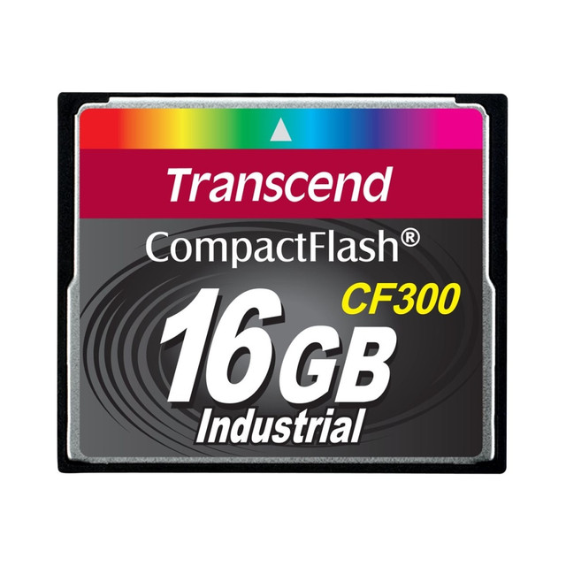 TRANSCEND INFORMATION INC. Transcend TS16GCF300  CF300 Industrial - Flash memory card - 16 GB - 300x - CompactFlash