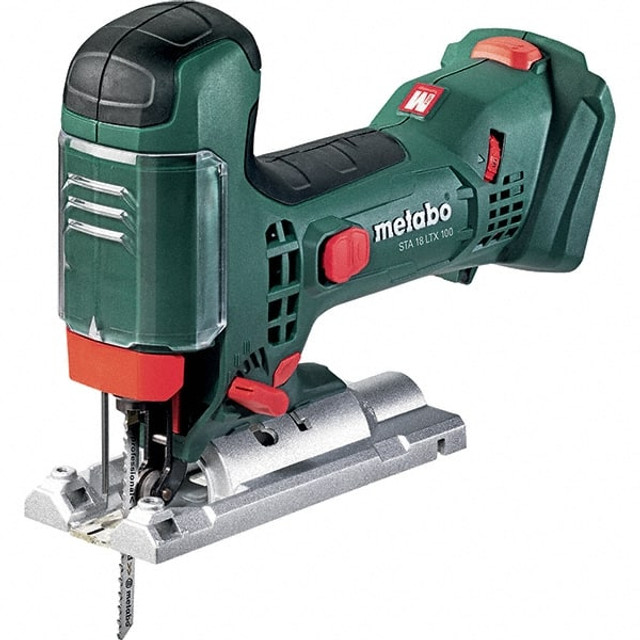 Metabo 601002890 18V 550-2800 Strokes/min 13/16" Stroke Length 45° Max Angle Cordless Jigsaw