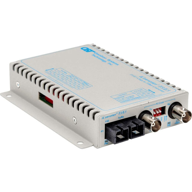 OMNITRON SYSTEMS TECHNOLOGY, INC. 8743-1-D Omnitron iConverter T3/E3 Fiber Media Converter Coaxial SC Single-Mode 30km - 1 x T3/E3/DS-3; 1 x SC Single-mode; Wall-Mount Standalone; US AC Powered; Lifetime Warranty OMNITRON SYSTEMS TECHNOLOGY, INC. 8743-1-D Omnitron iConverter T3/E3 Fiber Media Converter Coaxial SC Single-Mode 30km - 1 x T3/E3/DS-3; 1 x SC Single-mode; Wall-Mount Standalone; US AC Powered; Lifetime Warranty