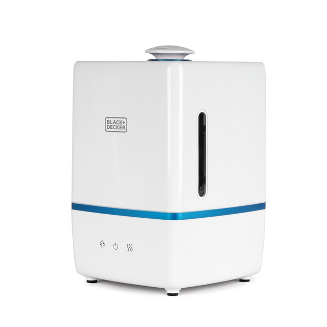 W APPLIANCE COMPANY LLC BUHW50 Black+Decker Ultrasonic Humidifier, Warm/Cool Mist, 1.32 Gallons, 11-5/8inH x 7-5/8inW x 7-5/8inD W APPLIANCE COMPANY LLC BUHW50 Black+Decker Ultrasonic Humidifier, Warm/Cool Mist, 1.32 Gallons, 11-5/8inH x 7-5/8inW x 7-5/8inD