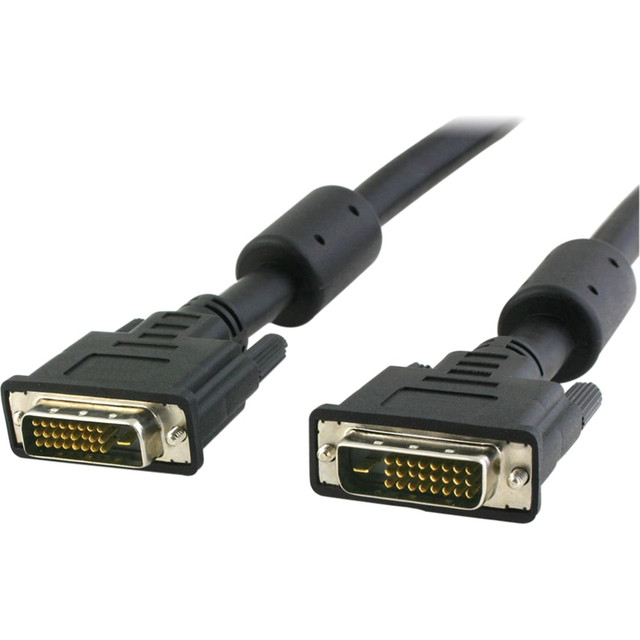 4XEM 4XDVIDMM6FT  DVI-D Dual Link Male to Male Digital Video Cable, 6ft, Black