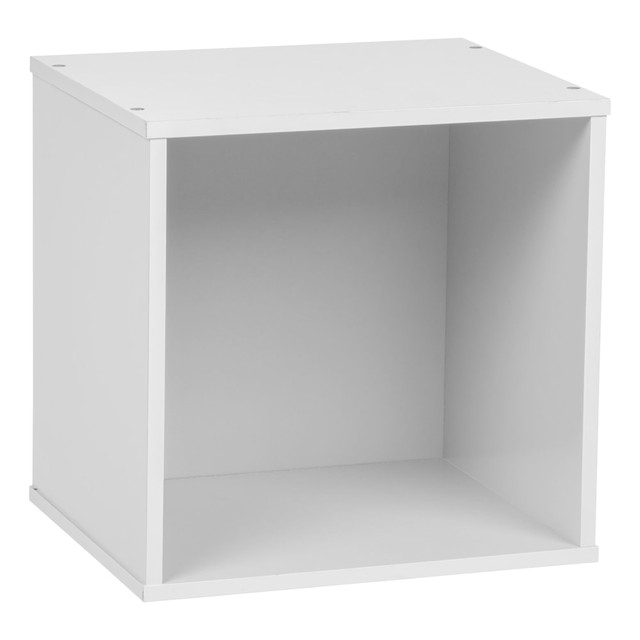 IRIS USA, INC. 596256 IRIS BAKU 14inH Modular Cube Storage Box, White