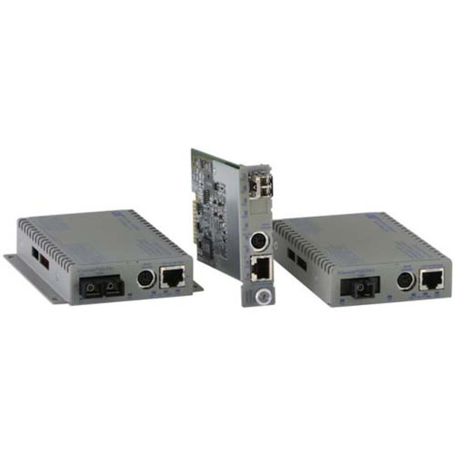 OMNITRON SYSTEMS TECHNOLOGY, INC. 8927N-2 Omnitron Systems iConverter 8927N-2 Media Converter - 1 x Network (RJ-45) - 1 x LC Ports - DuplexLC Port - 10/100/1000Base-T, 1000Base-X - 21.13 Mile - Internal