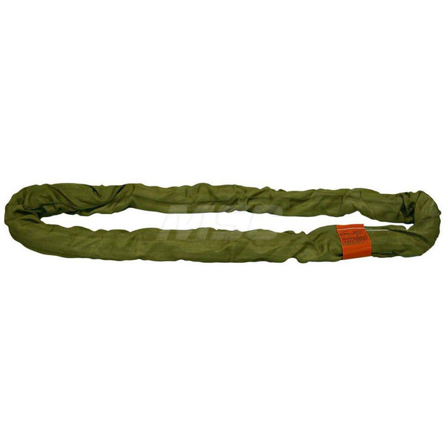 Lift-All EN800X10 Round Sling: 4.63" Wide, 10' Long, 33.00 Ton Vertical, Nylon