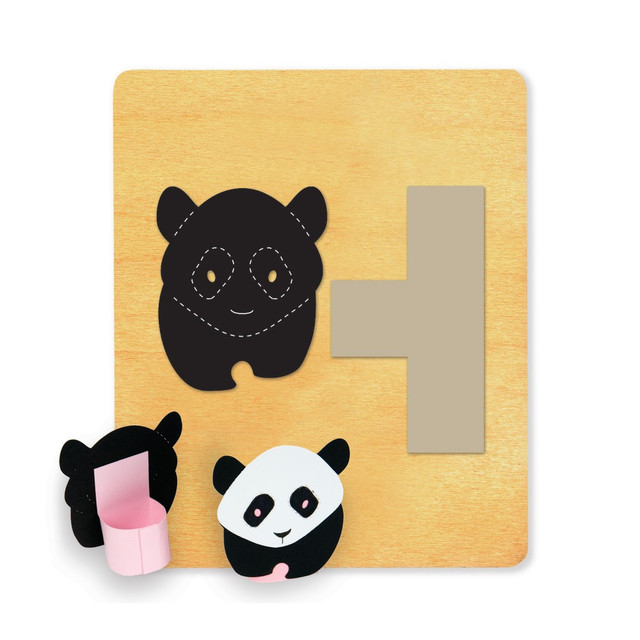 ELLISON EDUCATIONAL EQUIPMENT, INC. 30911-LG Ellison SureCut Die, Panda Finger Puppet