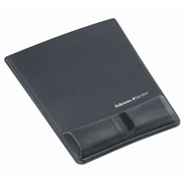 FELLOWES INC. 9184001 Fellowes Foam Wrist Rest/Mouse Pad With Microban, Graphite