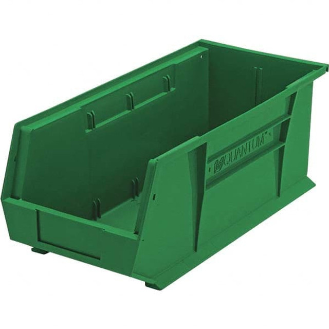 Quantum Storage QUS248GN Plastic Hang & Stack Bin: Green