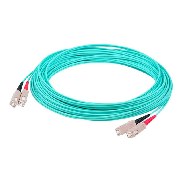ADD-ON COMPUTER PERIPHERALS, INC. ADD-SC-SC-7M5OM4 AddOn 7m SC OM4 Aqua Patch Cable - Patch cable - SC/UPC multi-mode (M) to SC/UPC multi-mode (M) - 7 m - fiber optic - duplex - 50 / 125 micron - OM4 - halogen-free - aqua ADD-ON COMPUTER PERIPHERALS, INC. ADD-SC-SC-7M5OM4 AddOn 7m SC OM4 Aqua Patch Cable - Patch cable - SC/UPC multi-mode (M) to SC/UPC multi-mode (M) - 7 m - fiber optic - duplex - 50 / 125 micron - OM4 - halogen-free - aqua