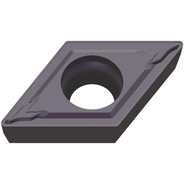 Mitsubishi 692078 Turning Inserts; Insert Style: DCMT ; Insert Size Code: 3 ; Insert Shape: Rhombic 550 ; Included Angle: 55.00 ; Inscribed Circle (Decimal Inch): 0.3750 ; Corner Radius (Decimal Inch): 0.0312