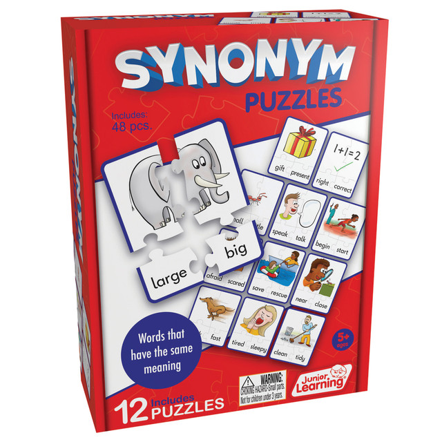 JUNIOR LEARNING, INC. JRL241 Junior Learning Synonym Puzzles