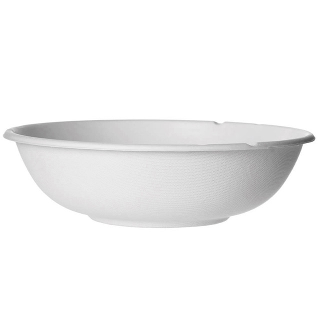 ECO-PRODUCTS, INC. Eco-Products EP-BL32-CNFA  Vanguard WorldView Sugarcane Coupe Bowls, 32 Oz, White, Pack Of 400 Bowls