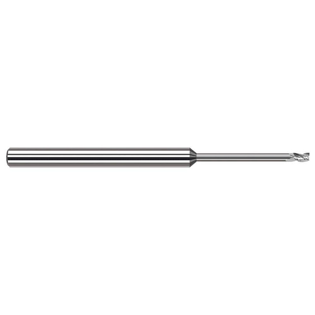 Harvey Tool 35410 Square End Mill: 0.01" Dia, 1/64" LOC, 3 Flutes, Solid Carbide