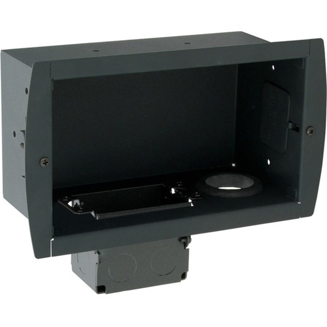 HITACHI GLOBAL STORAGE GB-INWAVPB Premier Mounts GB-INWAVPB In-wall A/V and Power GearBox - 1-gang - Black - Metal