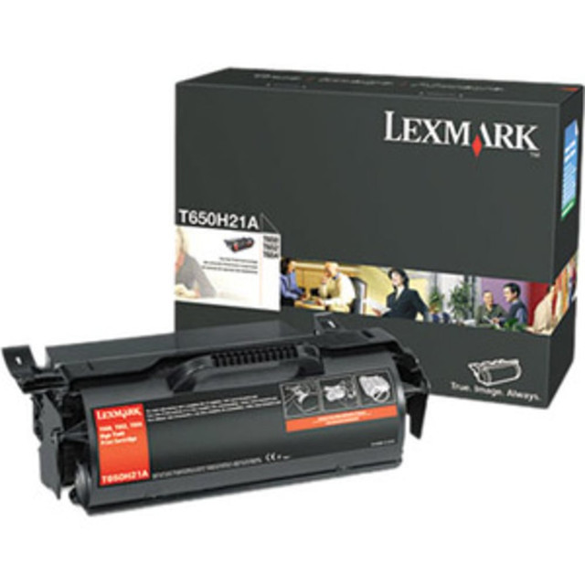 LEXMARK INTERNATIONAL, INC. T650H21A Lexmark Original Laser Toner Cartridge - Black - 1 Each - 25000 Pages