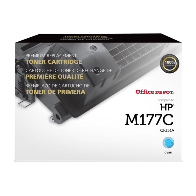 CLOVER TECHNOLOGIES GROUP, LLC Office Depot 200753P  Remanufactured Cyan Toner Cartridge Replacement for HP 130A, OD130AC