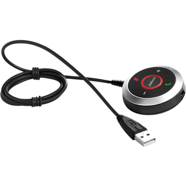Control unit with USB-cable for Jabra EVOLVE 40 MS and Jabra Evolve 80 MS.
