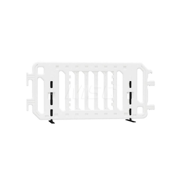 Plasticade 2007-W Crowd Control Parade Barricade: 42" High, Plastic Frame, White