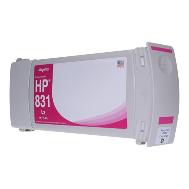 CLOVER TECHNOLOGIES GROUP, LLC Clover Imaging Group WH831M  Wide Format - 775 ml - magenta - compatible - box - remanufactured - ink cartridge - for HP Latex 310, 315, 330, 335, 360, 365, 370, 375, 560, 570
