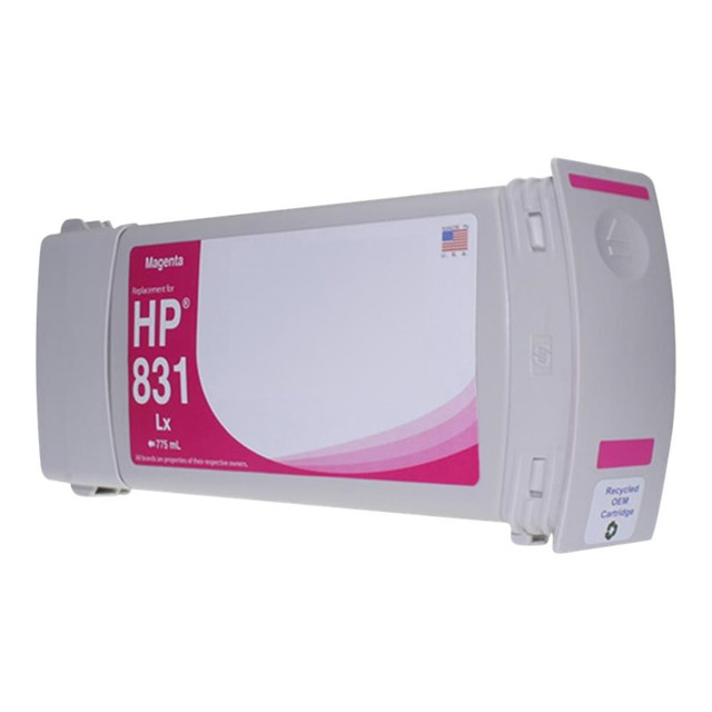 CLOVER TECHNOLOGIES GROUP, LLC WH831M Clover Imaging Group Wide Format - 775 ml - magenta - compatible - box - remanufactured - ink cartridge - for HP Latex 310, 315, 330, 335, 360, 365, 370, 375, 560, 570