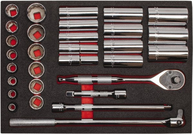 Proto J54126HTCK Deep Standard Socket Set: 30 Pc