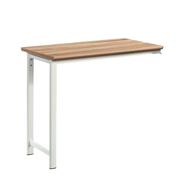 SAUDER WOODWORKING CO. 427476 Sauder Bergen Circle 36inW Desk Return, Kiln Acacia/White