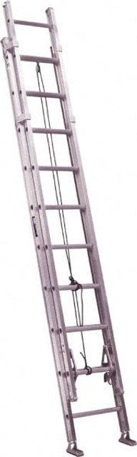 Louisville AE1228HD 28' High, Type IAA Rating, Aluminum Industrial Extension Ladder