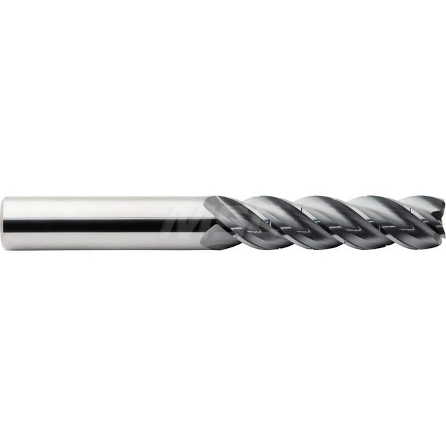 M.A. Ford. 277LCB1000B Square End Mill: 1'' Dia, 2-1/4'' LOC, 1'' Shank Dia, 5'' OAL, 4 Flutes, Solid Carbide
