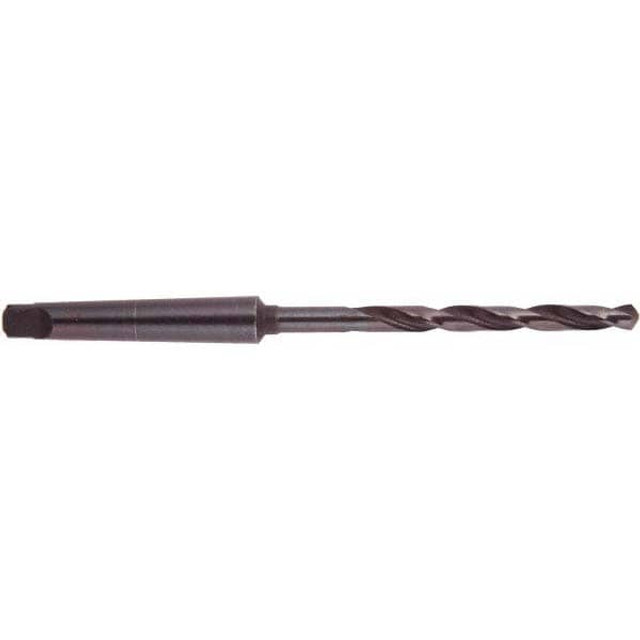 National Twist Drill 010176AW Taper Shank Drill Bit: 2.75" Dia, 5MT, 118 °, High Speed Steel