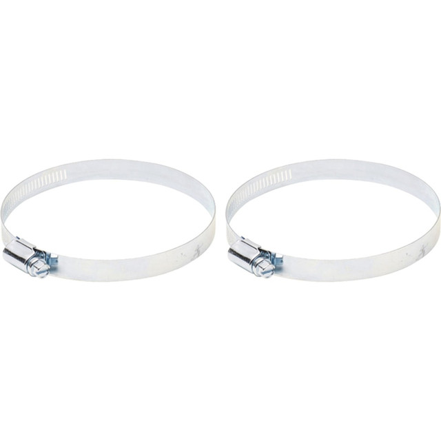 DEFLECT-O CORPORATION MCX4 Deflecto MCX4 Worm Drive Hose Clamp - 0.4in Width x 4in Diameter - Silver - Metal