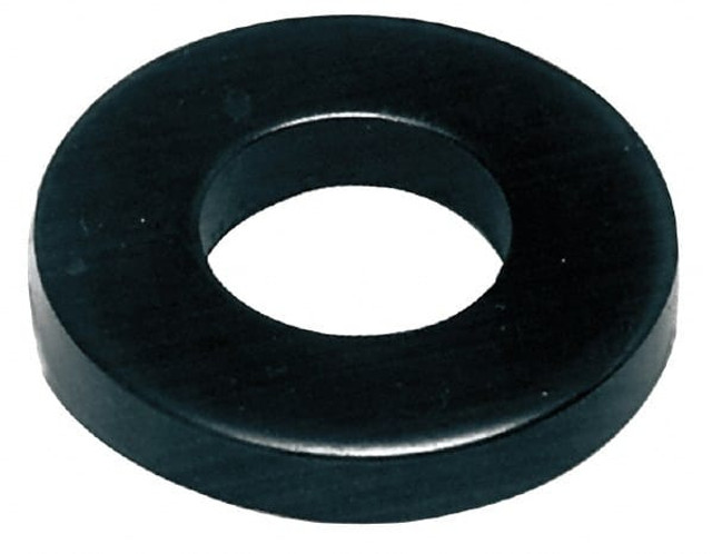 Jergens 31967 1/4" Screw Standard Flat Washer: Steel, Black Oxide Finish