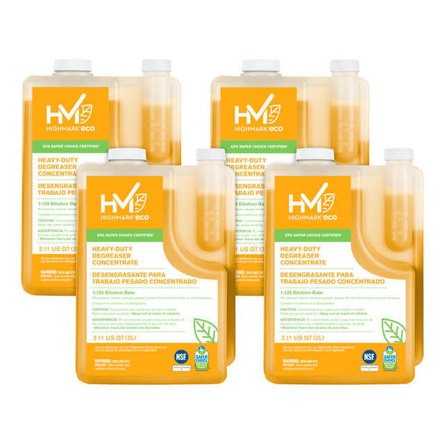 OFFICE DEPOT 605CON Highmark ECO Heavy-Duty Degreaser Concentrate, 2 Liters, Case Of 4 Bottles OFFICE DEPOT 605CON Highmark ECO Heavy-Duty Degreaser Concentrate, 2 Liters, Case Of 4 Bottles