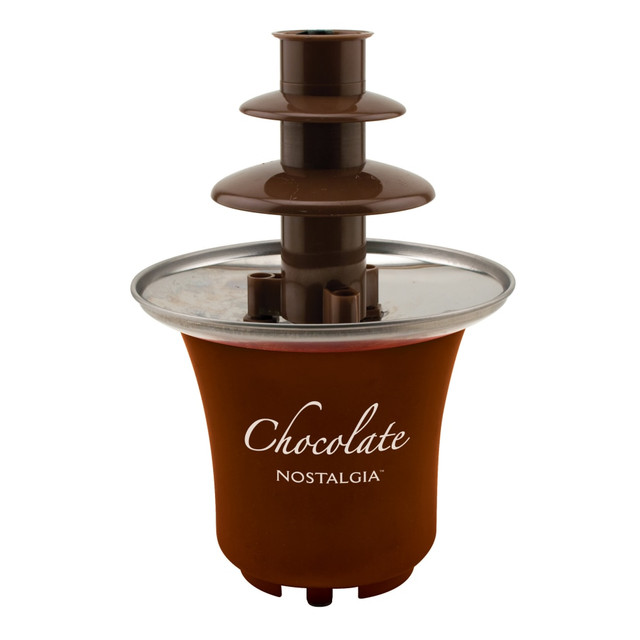 NOSTALGIA PRODUCTS GROUP LLC CFF3BR Nostalgia Electrics CFF3BR 3-Tier Chocolate Fondue Fountain, Brown NOSTALGIA PRODUCTS GROUP LLC CFF3BR Nostalgia Electrics CFF3BR 3-Tier Chocolate Fondue Fountain, Brown