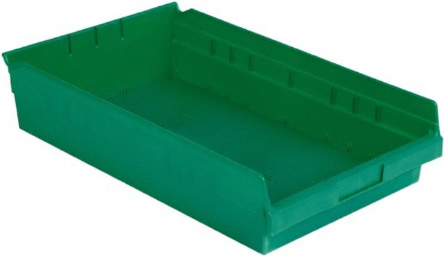 LEWISBins+ SB1811-4SE Grn Plastic Hopper Shelf Bin: Green