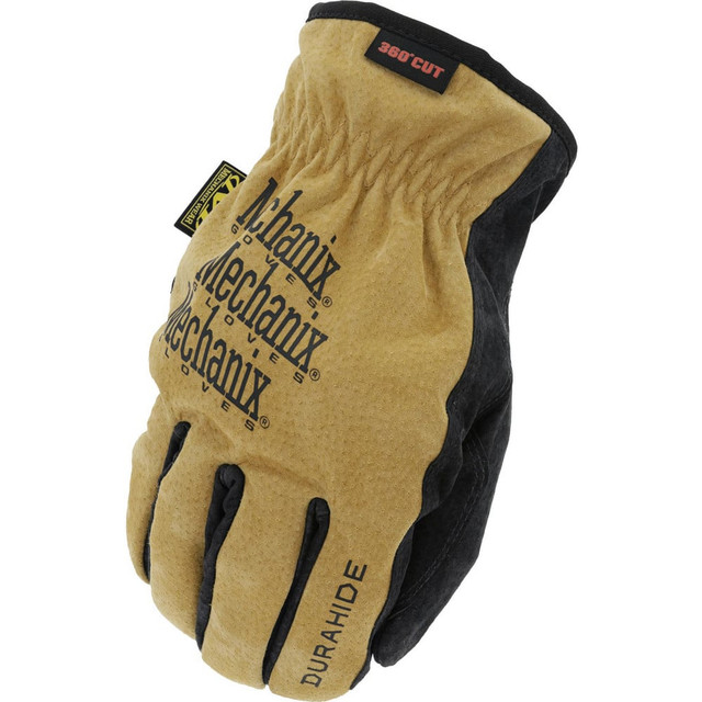 Mechanix Wear LDDH-X75-010 Cut & Puncture-Resistant Gloves: Large, ANSI Cut A5, ANSI Puncture 4, HPPE Lined, Leather