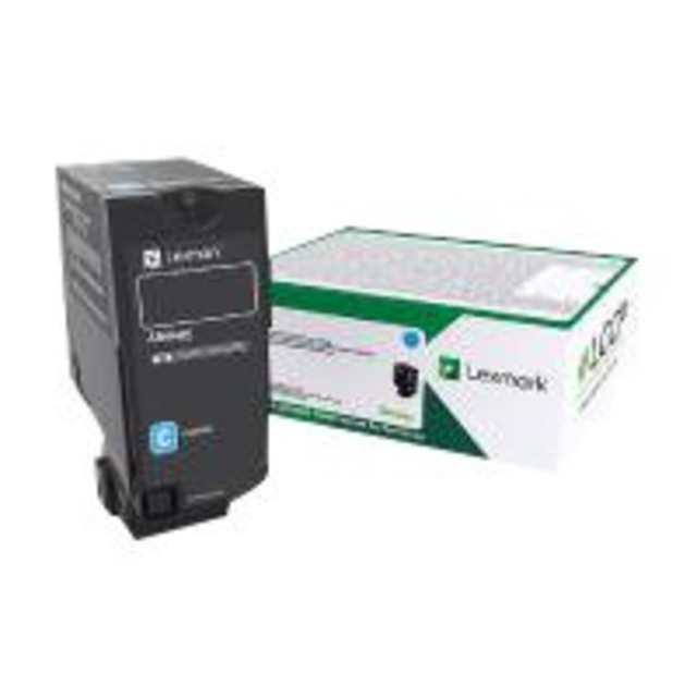 LEXMARK INTERNATIONAL, INC. 74C00CG Lexmark Original Laser Toner Cartridge - Cyan Pack - 3000 Pages