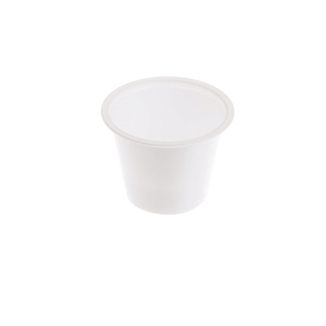MEDLINE INDUSTRIES, INC. Medline NON034215  Plastic Souffle Cup, 0.75 Oz, White, 250 Cups Per Pack, Case Of 20 Packs