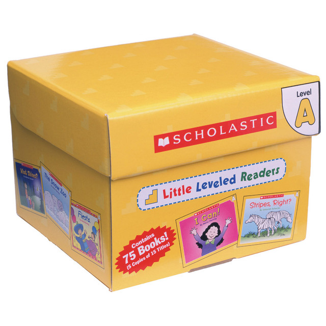 SCHOLASTIC TEACHING RESOURCES SC-0545067693 Scholastic Little Leveled Readers Book: Level A Box Set, 5 Copies of 15 Titles SCHOLASTIC TEACHING RESOURCES SC-0545067693 Scholastic Little Leveled Readers Book: Level A Box Set, 5 Copies of 15 Titles