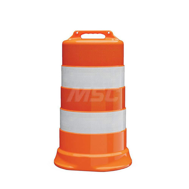 Plasticade 456-LD-T-34 Traffic Barrels, Delineators & Posts; Reflective: Yes ; Base Needed: Yes ; Compliance: MASH Compliant; MUTCD Standards ; Collar Three Width (Inch): 6 ; Collar Two Width (Inch): 6 ; Collar Four Width (Inch): 6