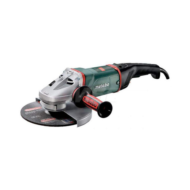 Metabo US606474760 Corded Angle Grinder: 9" Wheel Dia, 6,600 RPM, 5/8-11 Spindle