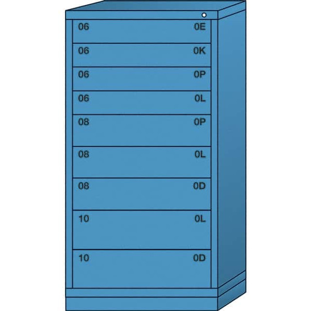 Lyon BBS6830301029IL Standard Eye-Level - Single Drawer Access Steel Storage Cabinet: 30" Wide, 28-1/4" Deep, 59-1/4" High